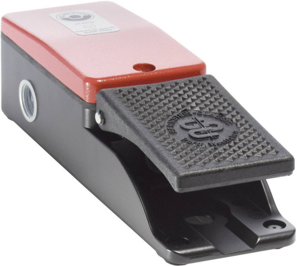 BERNSTEIN F1-U1Z Fußschalter 240 V/AC 10A 1 Pedal 1 Schließer, 1 Ö