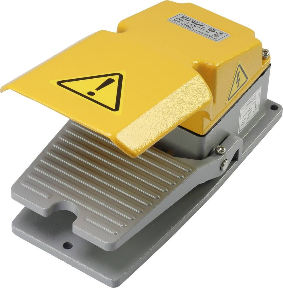 TRU Components XF-302 Fußschalter 250 V/AC 15A 1 Pedal con