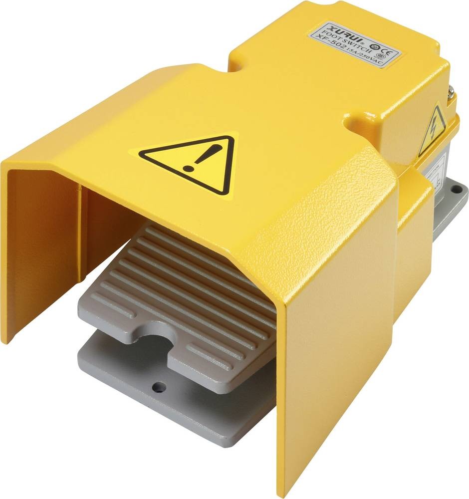 TRU COMPONENTS XF-502 Fußschalter 250 V/AC 15A 1 Pedal mit