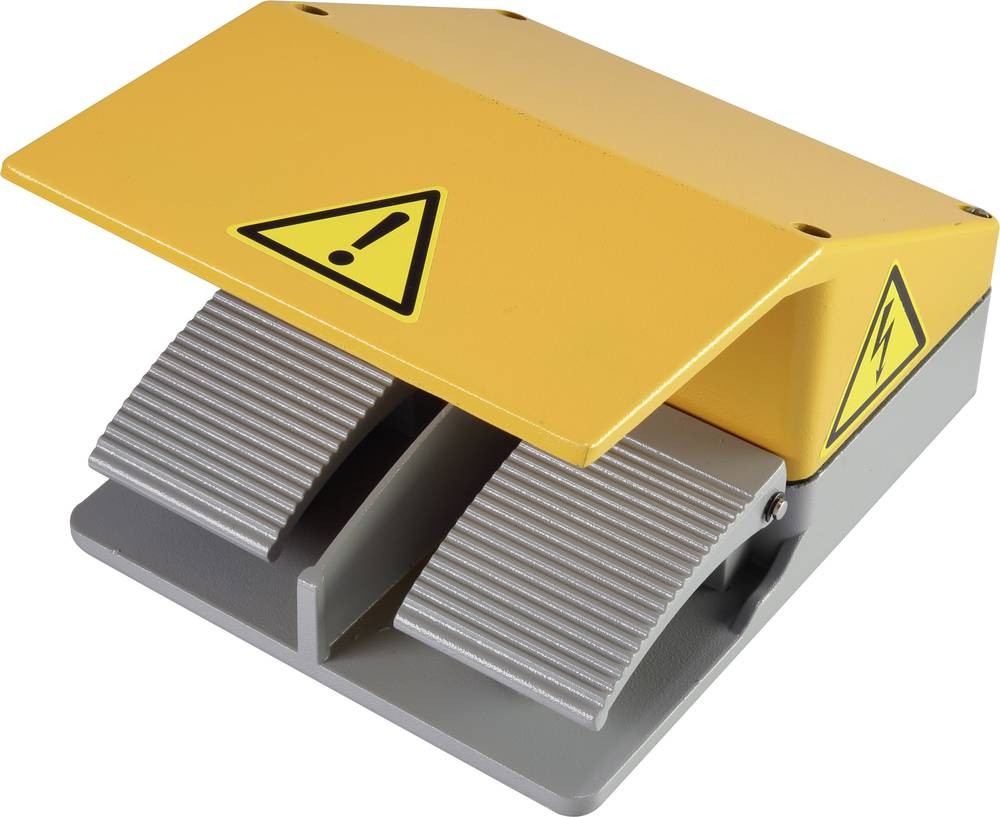 TRU COMPONENTS Fußschalter 220 V/AC, 380 V/AC 10A 2 Pedale 2 Öffner,