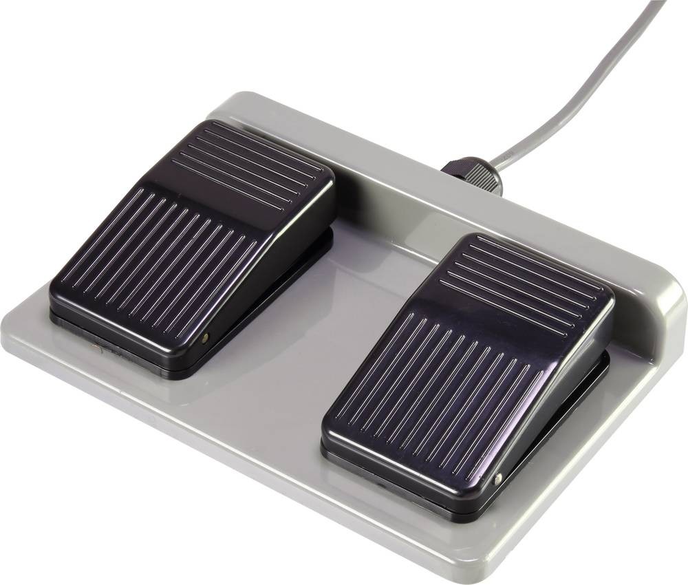TRU COMPONENTS Fußschalter 250 V/AC 10A 2 Pedale 2 Schließer 1 pc(s)