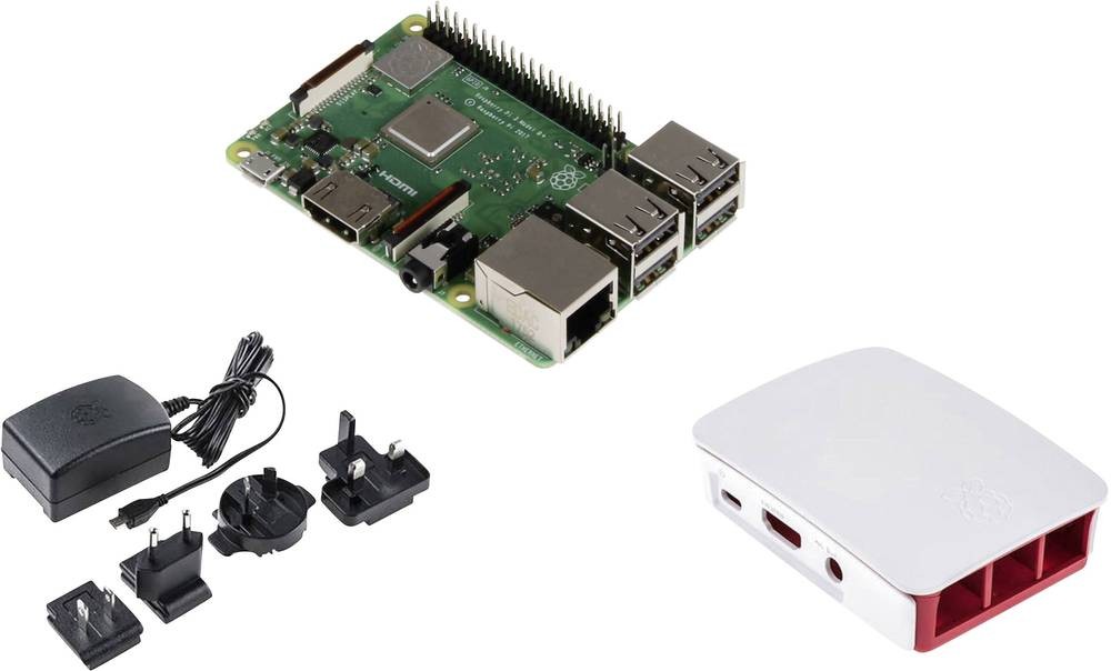 Raspberry Pi Essentials Kit 3 B+ 1GB 4 x 1.4GHz inkl. Netzteil,