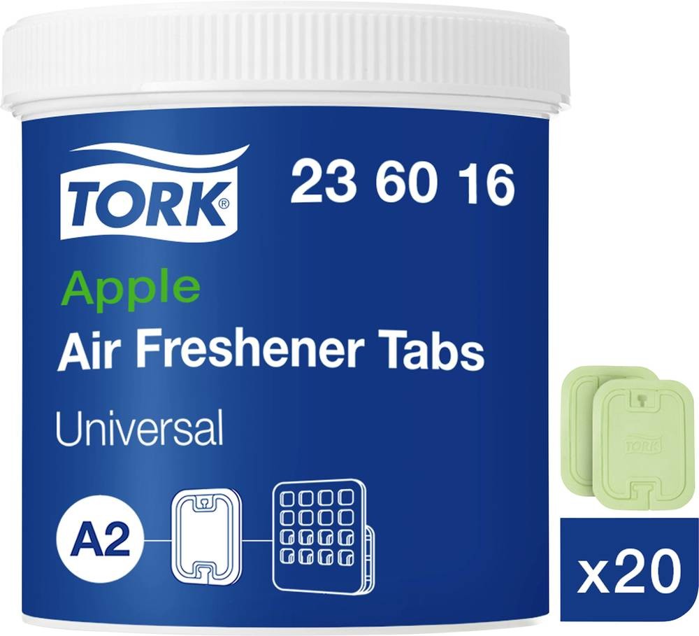 Tork 236016 recharge pour désodorisant - Tork 236016, Pomme, 100 mm,