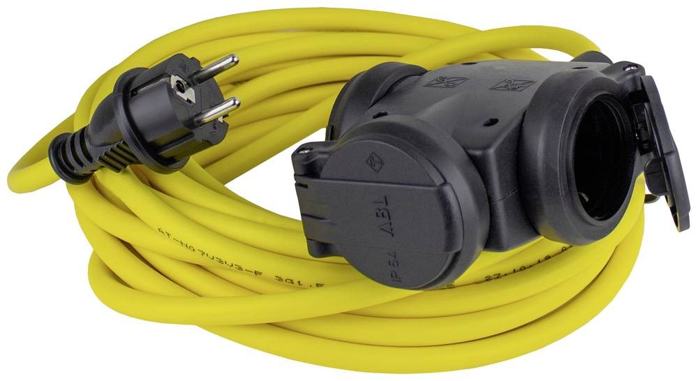 AS Schwabe 61457 Strom prolunga 16A giallo 1.5m AT-N07V3V3-F 3G 1,5mm