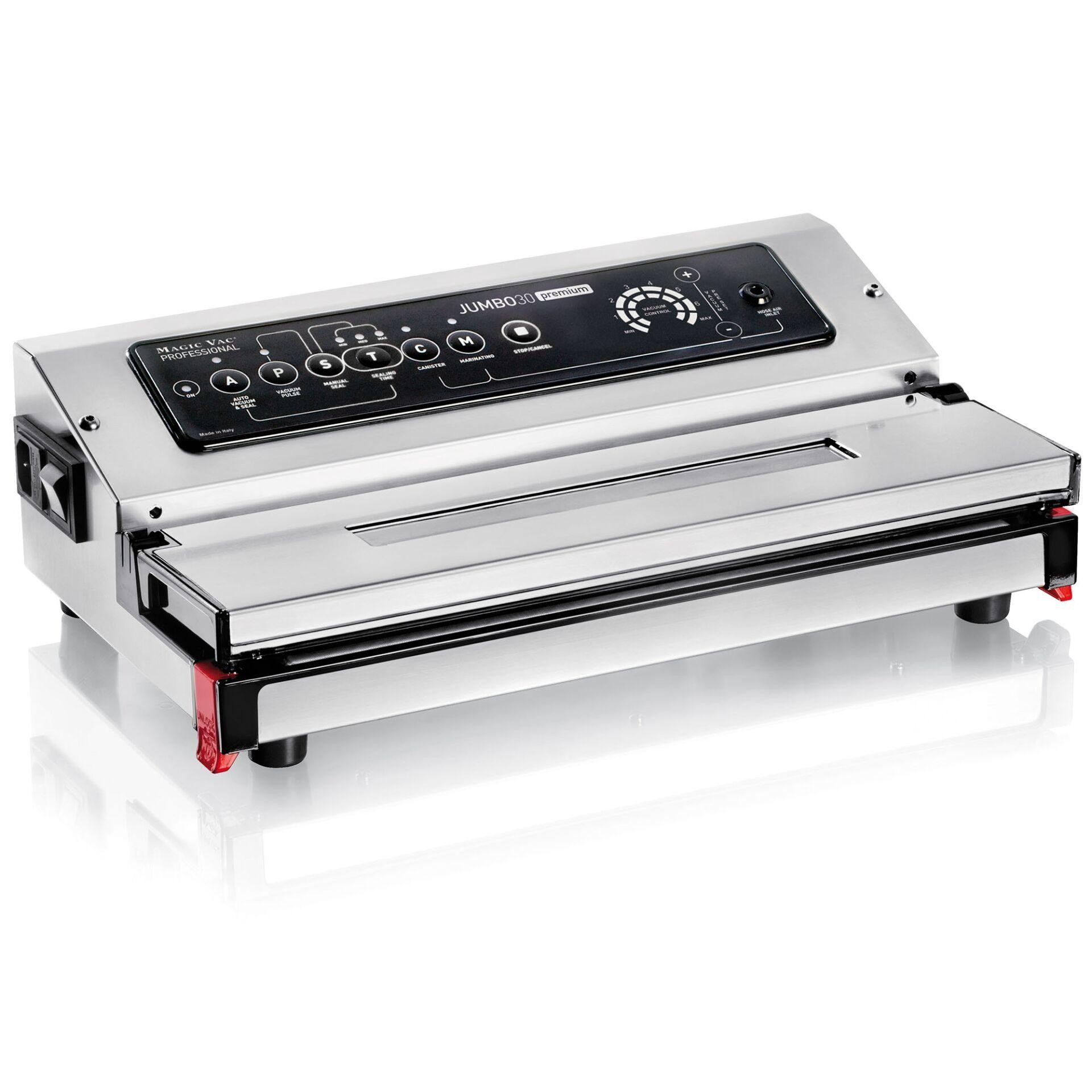 Magic Vac Jumbo 30 Premium vacuum sealer -0.83 mbar Black, Stainless