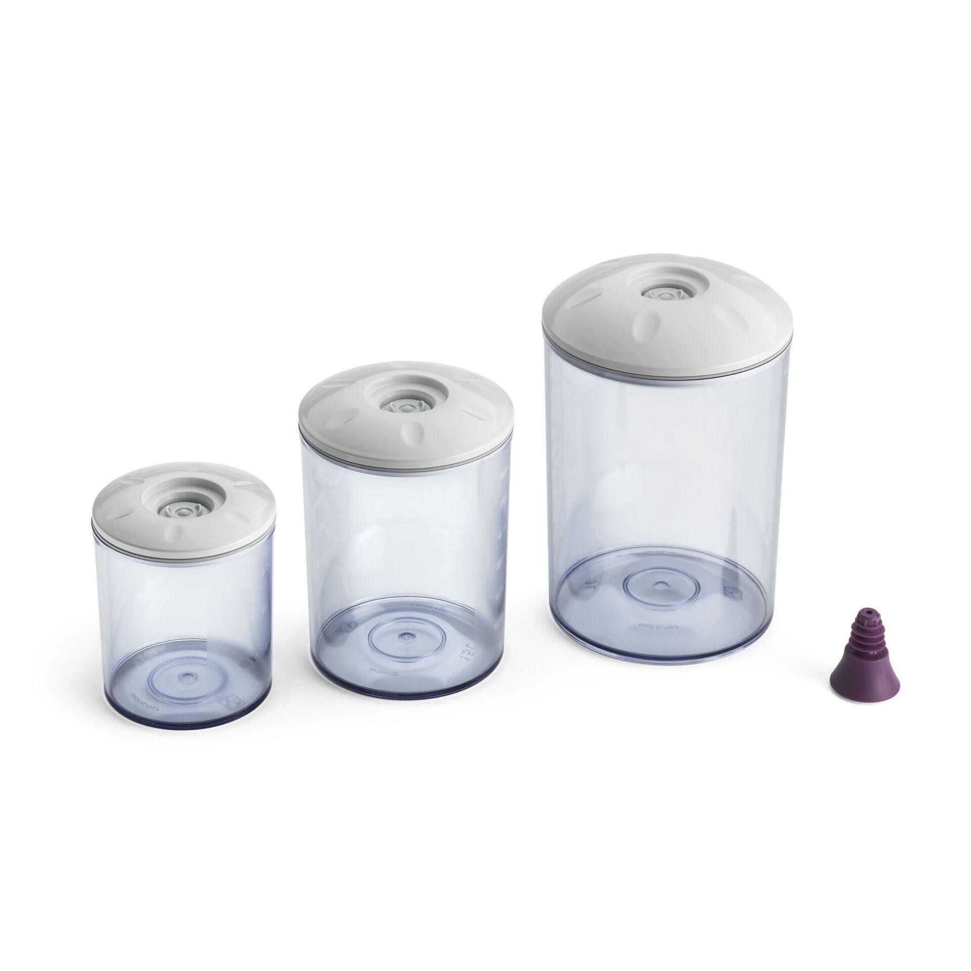 Magic Vac ACO1182 food storage container Round Set 5.25 L Transparent