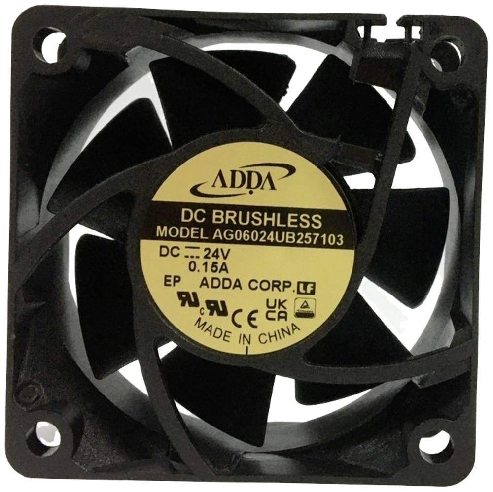 ADDA AG06024UB257103 Axialfan 24 V/DC (L x B x H) 60 x 60 x 25mm