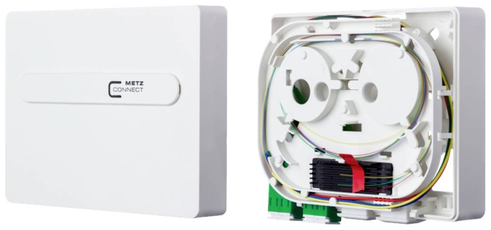 Metz Connect OpDAT ADT splice 2xLC-D APC OS2 LWL-Spleißbox LC
