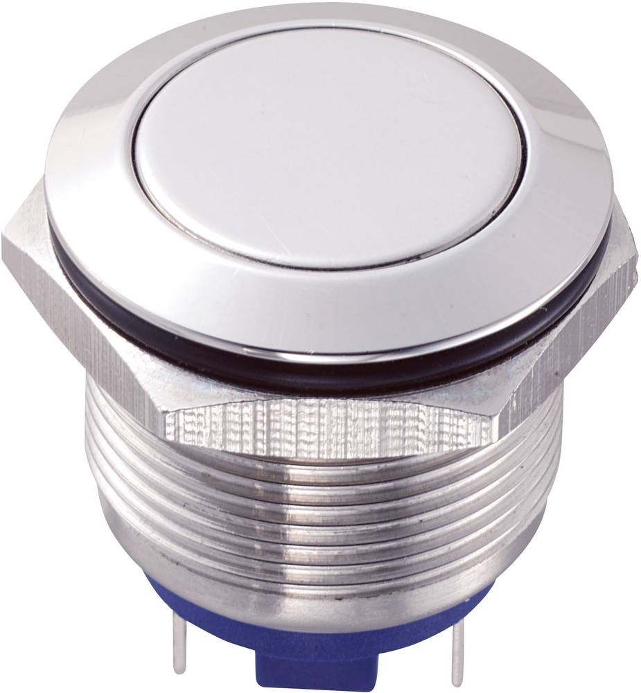 TRU Components GQ19F-10/J/S Vandalismusgeschützter Drucktaster 48 V/