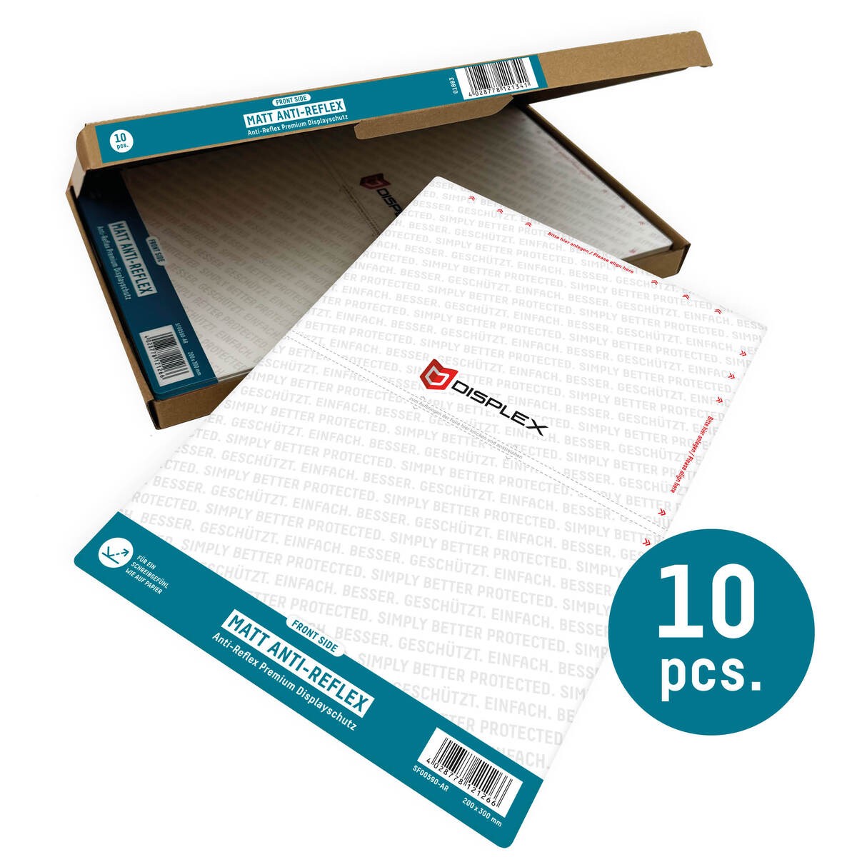 E.V.I. DISPLEX protection foil PRO Cut Matt Anti-Reflex 11"/10 piece
