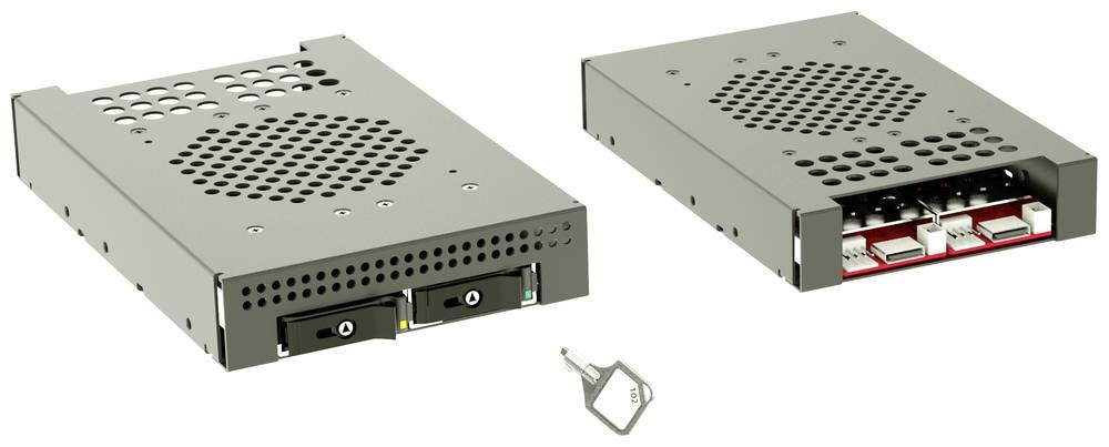 JouJye JJ-GM3-102M2-Fr Slimline SAS(SFF-8654) 1x3.5\ for 2xM.2 NVMe