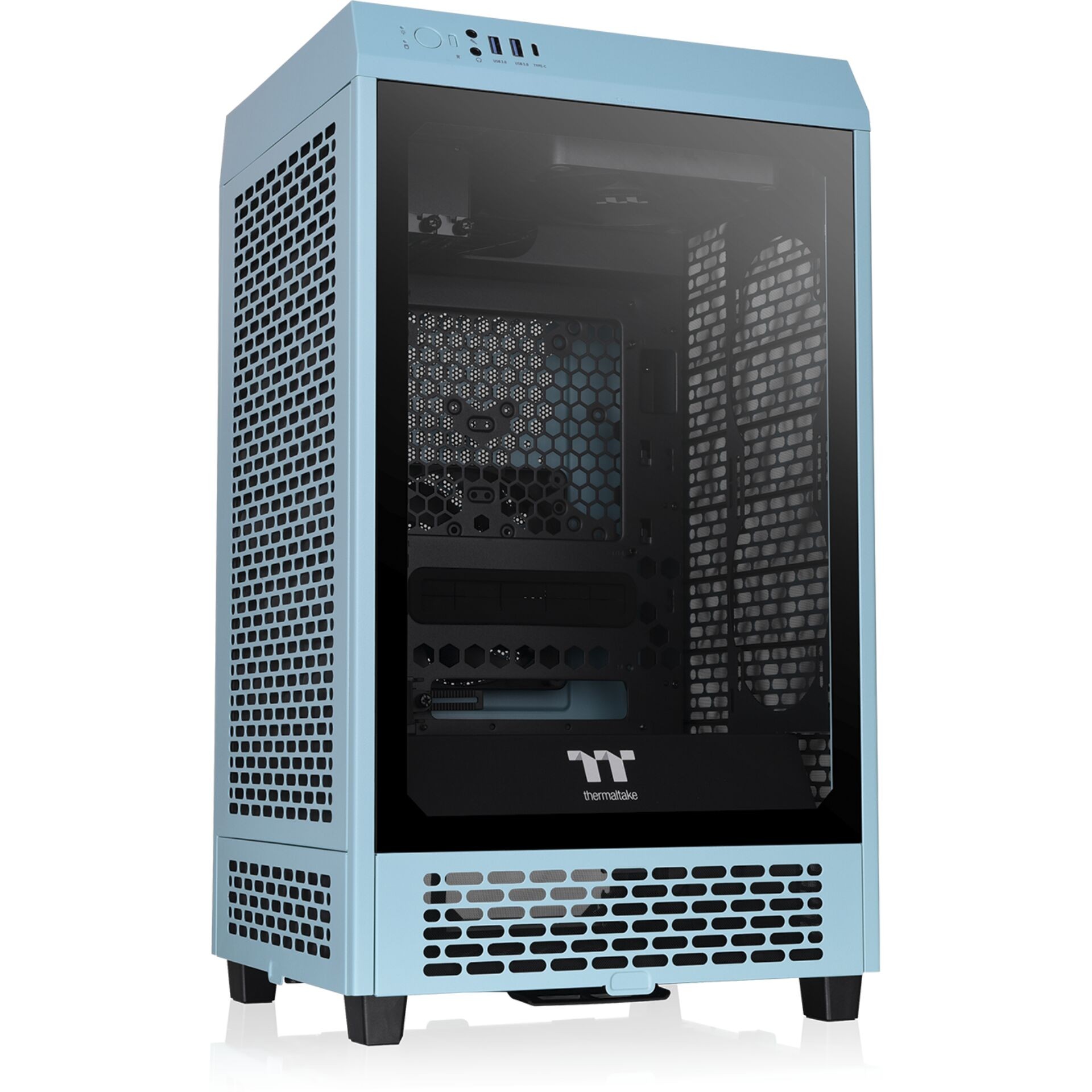Thermaltake Tower 200 Mini Tower Turquoise - Thermaltake Tower 200,