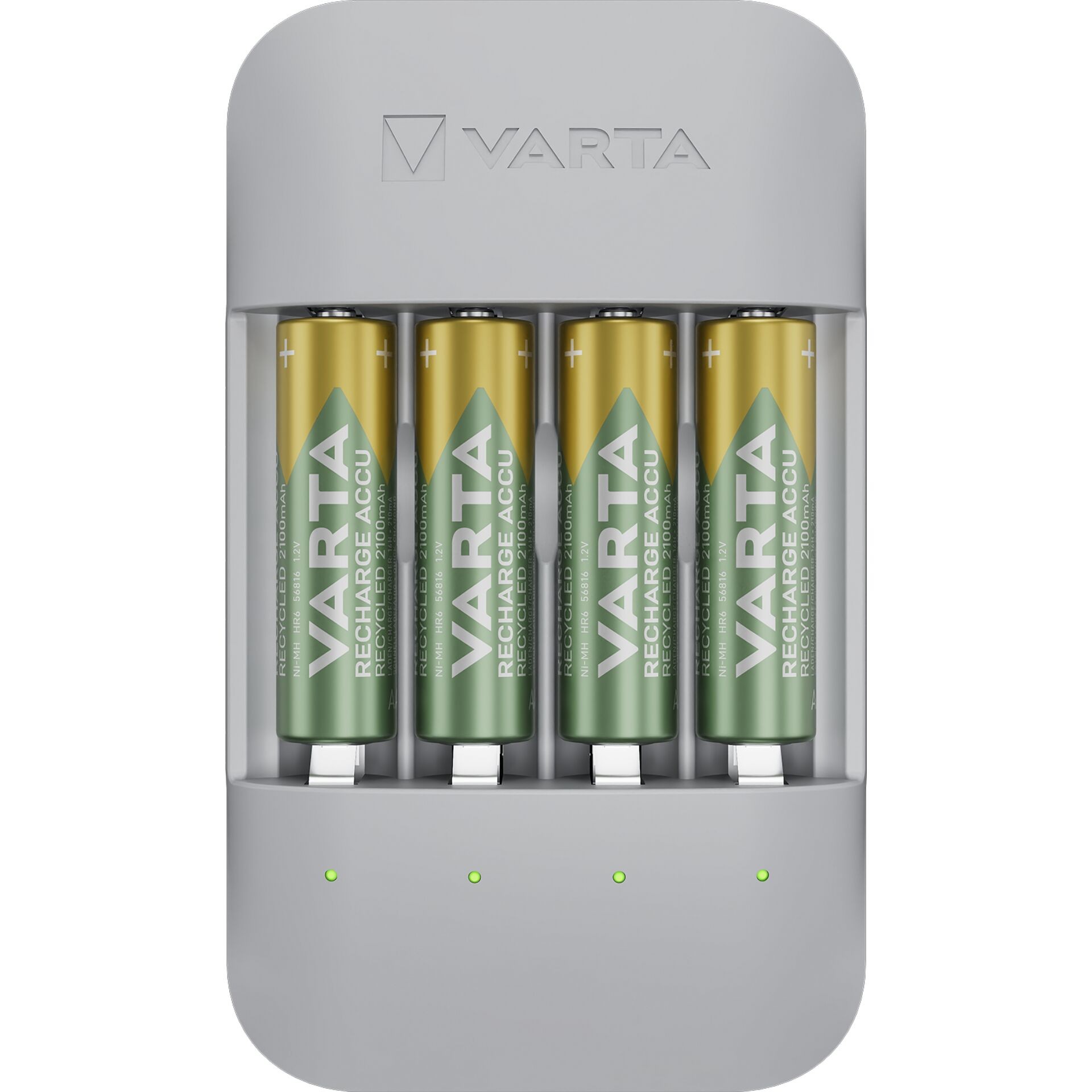 VARTA Eco Charger Pro Recycled 4x AA 56816 2100mAh