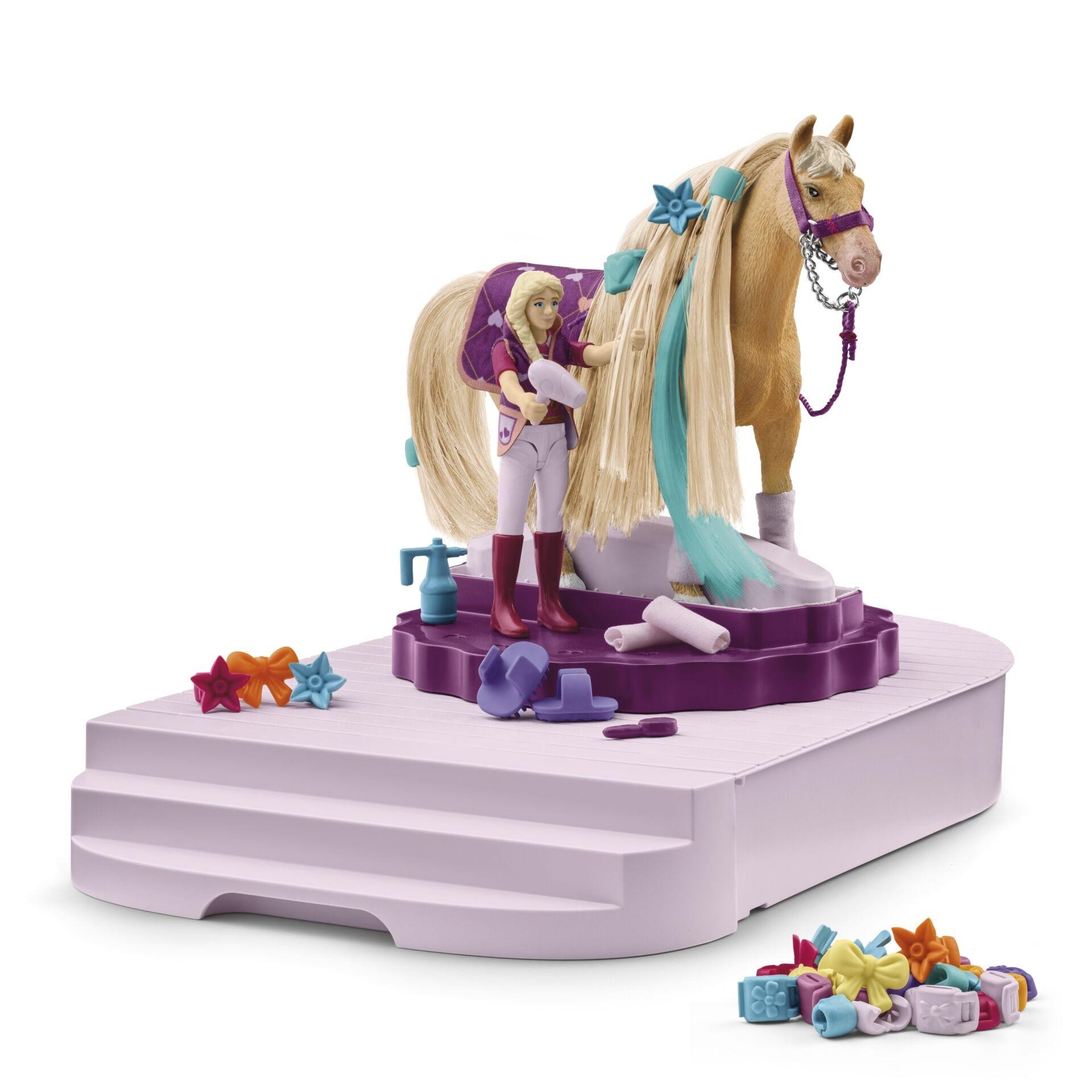 schleich HORSE CLUB Sofias Beauties Horse Grooming Station -