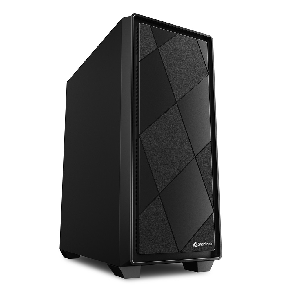Sharkoon VS8 Midi Tower Black - Sharkoon VS8, Midi Tower, PC, Black,