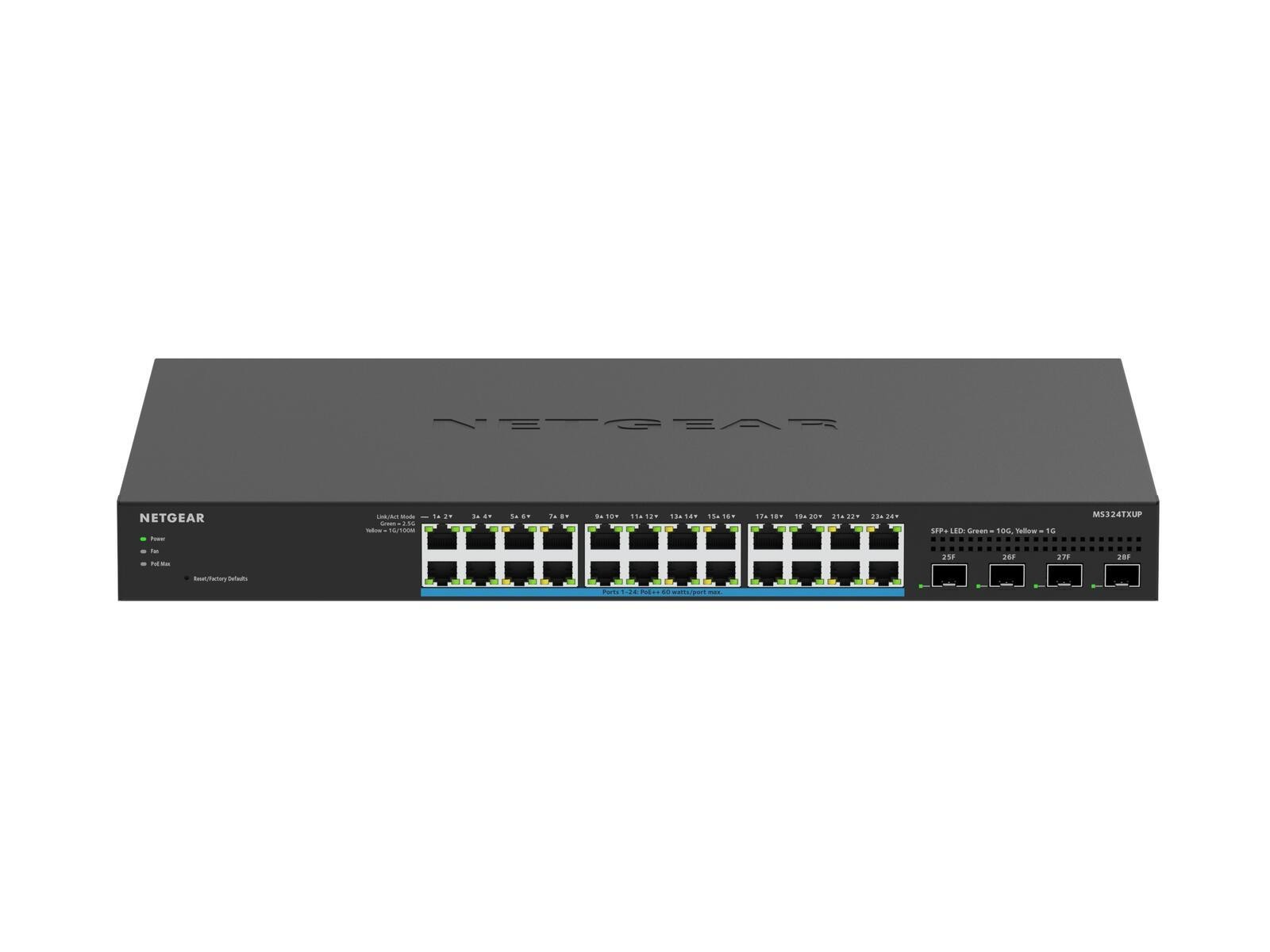 NETGEAR MS324TXUP Géré L2/L3/L4 Connexion Ethernet, supportant l'