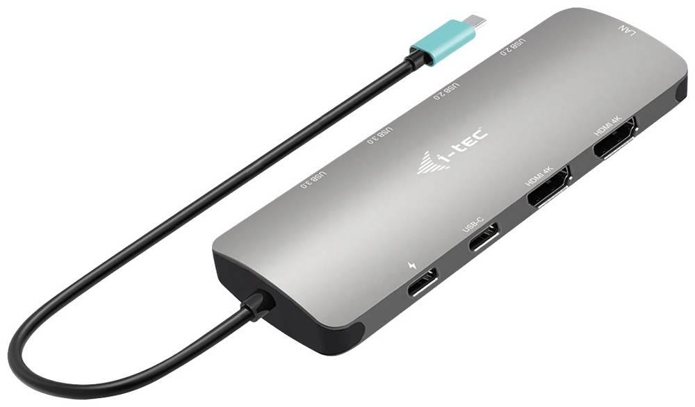 i-tec USB-C Metal Nano 2x Display Docking Station + Power Delivery