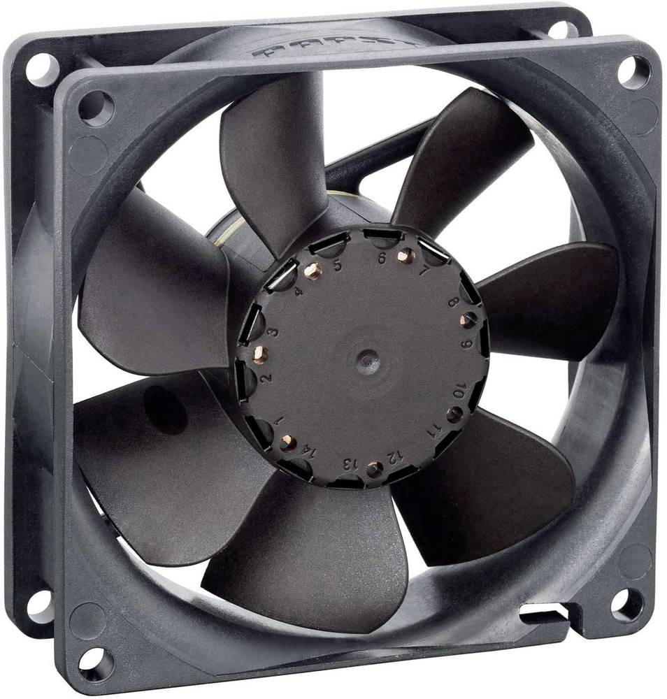 EBM Papst 8412N/2GME Axialfan 12 V/DC 55 m³/h (L x B x H) 80 x 80 x