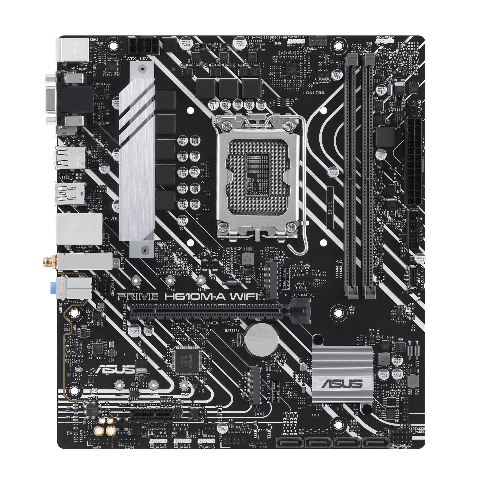 ASUS PRIME H610M-A WIFI Intel H610 LGA 1700 micro ATX - ASUS PRIME