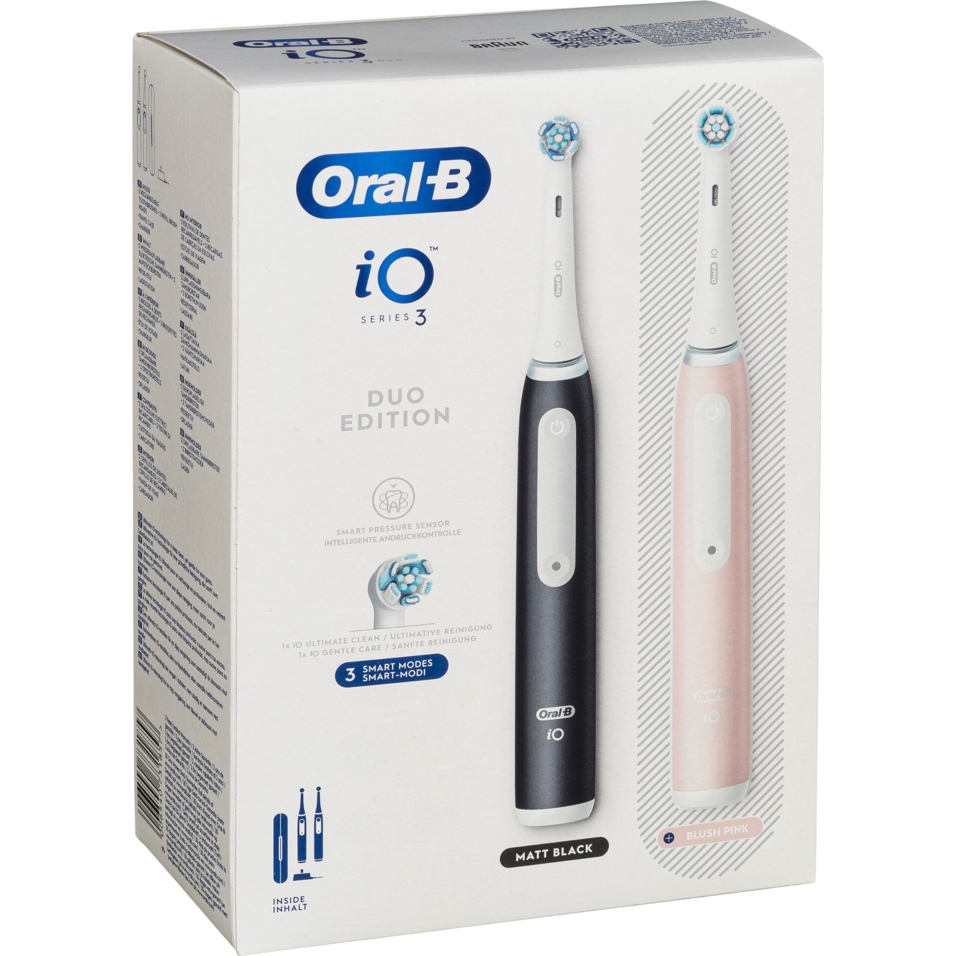 Braun Oral-B iO Series 3n Brosse Électrique - noir / rose blush