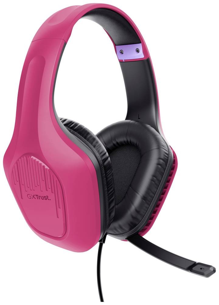 Trust GXT 415P Zirox Auriculares Alámbrico Diadema Juego Rosa -