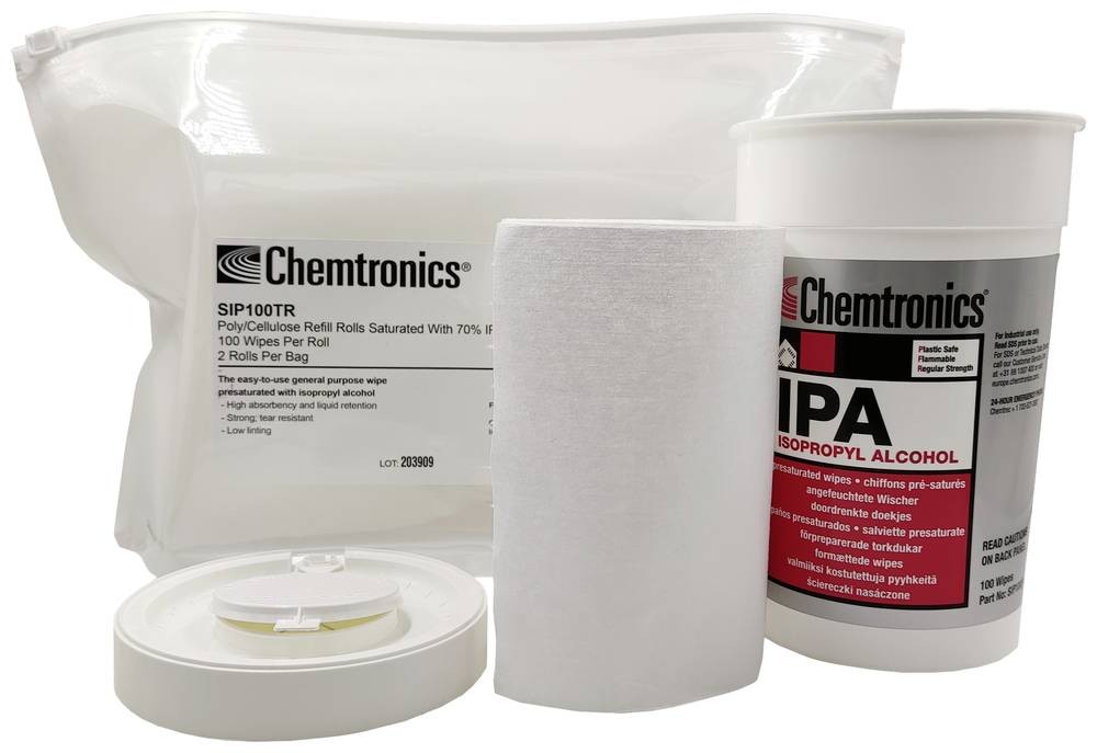 Chemtronics SIP100K SIP100K démaquillante tissu Anzahl: 200St.