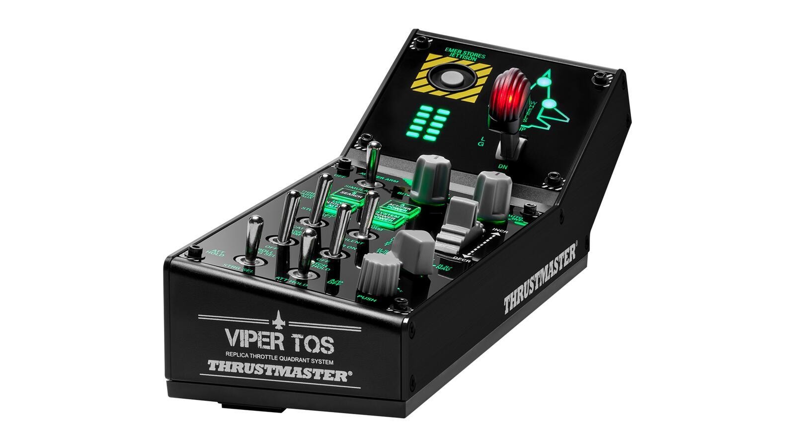 Thrustmaster Viper Panel Black USB Flight Sim Analogue / Digital PC -