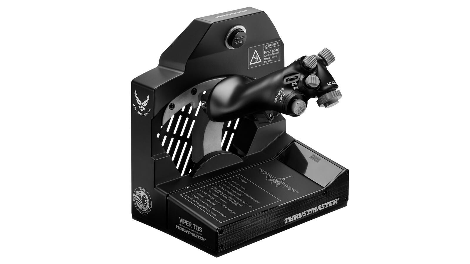 Thrustmaster VIPER TQS Noir USB simulation de vol Analogique/Numé