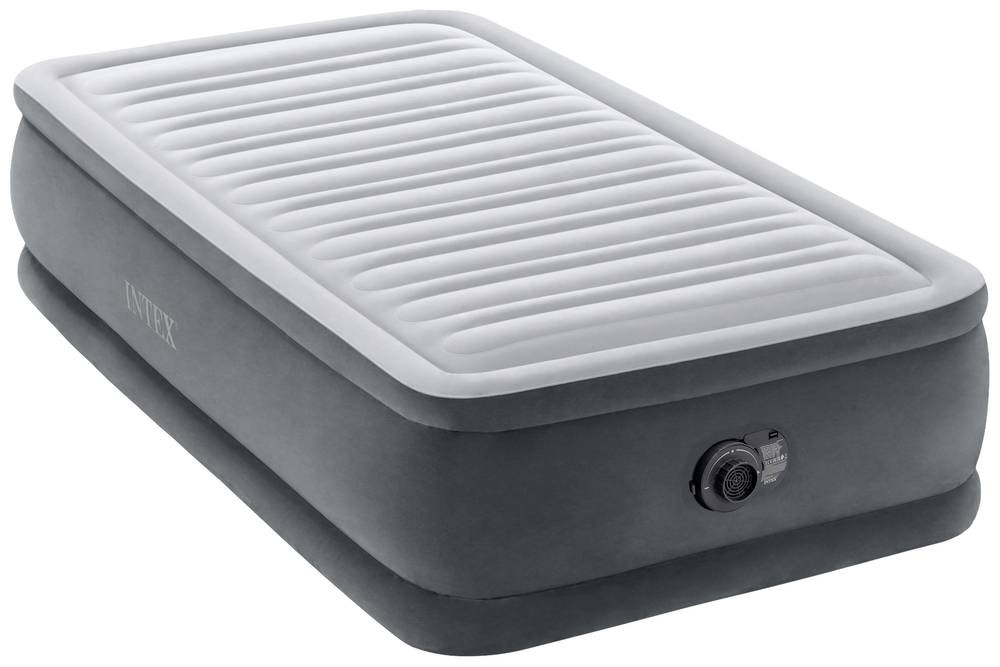 Intex DuraBeam Comfort-Plush Elevated Single mattress Light grey
