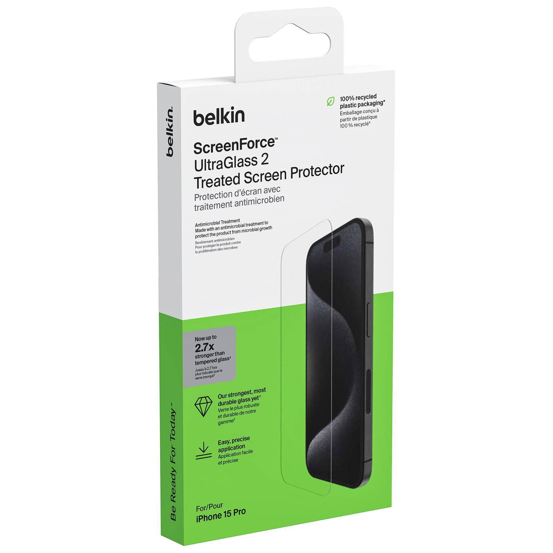 Belkin ScreenForce Protection d'écran transparent Apple 1 pièce(s) -