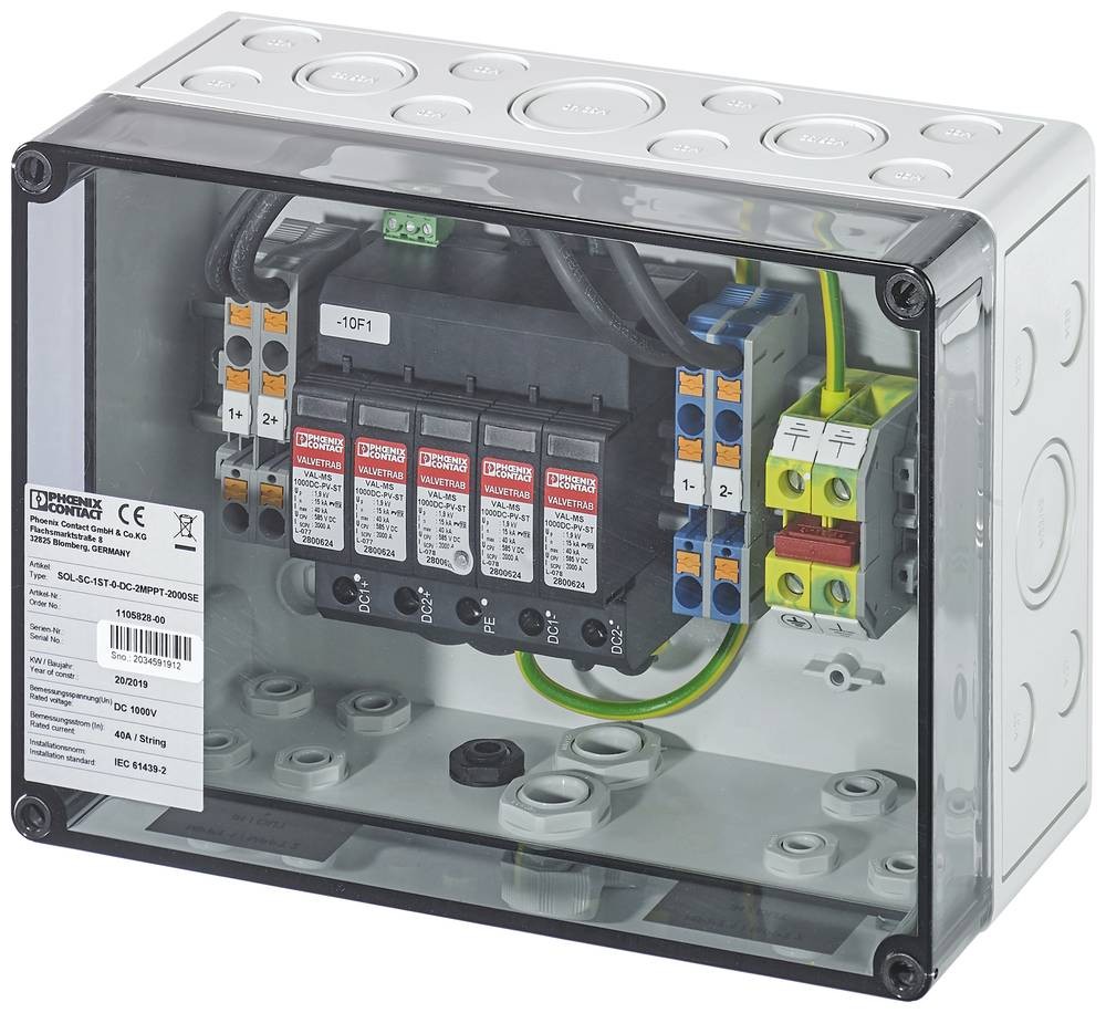 Phoenix Contact 1105828 SOL-SC-1ST-0-DC-2MPPT-2000SE