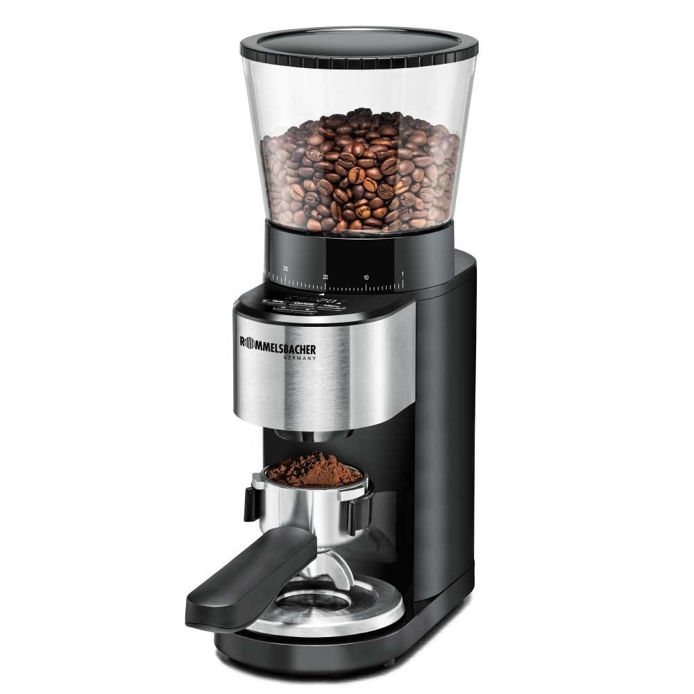 Rommelsbacher EKM 500 coffee grinder Black, Stainless steel -