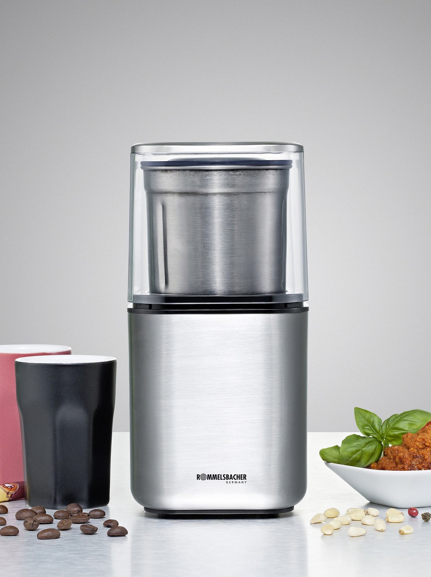Rommelsbacher EGK 200 coffee grinder 200 W Stainless steel -