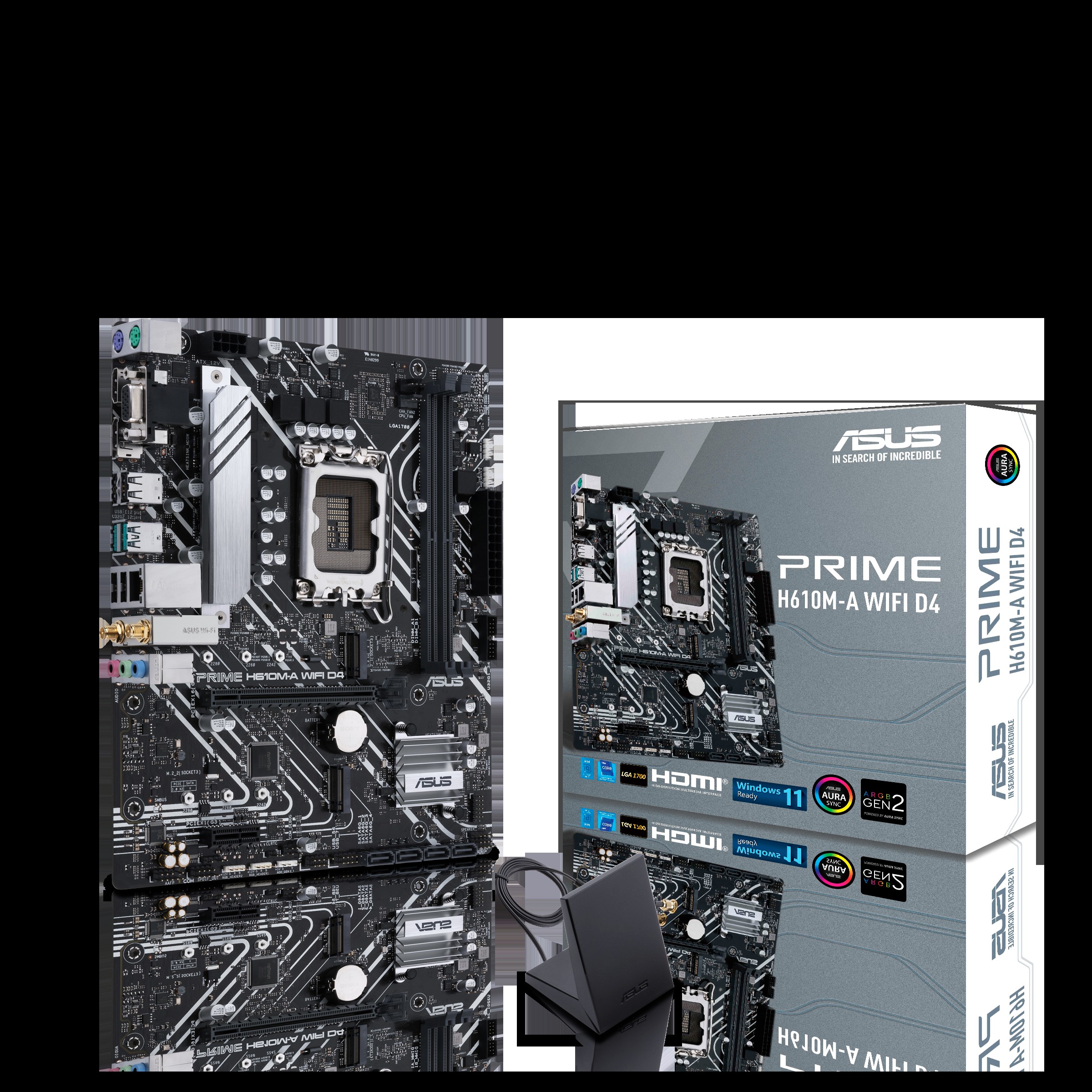 1700 ASUS PRIME H610M-A WIFI DDR4