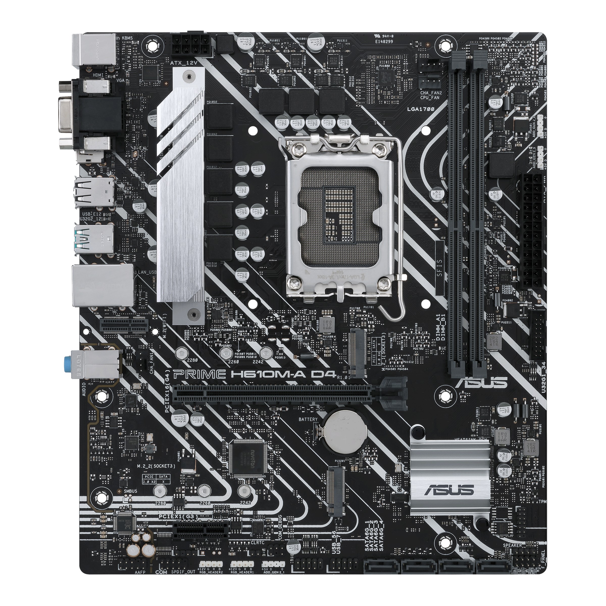 ASUS PRIME H610M-A D4-CSM Intel H610 LGA 1700 micro ATX - ASUS PRIME