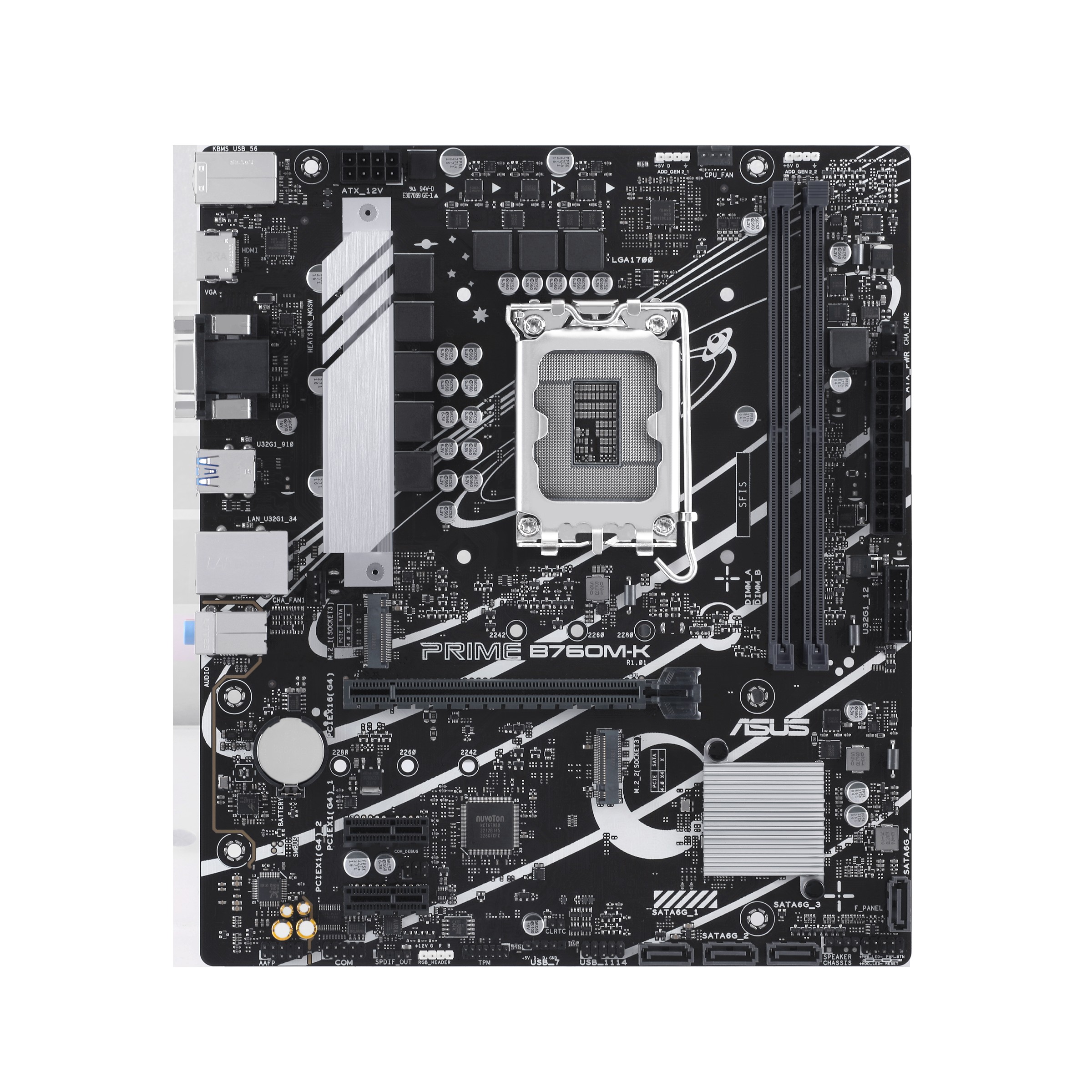 ASUS PRIME B760M-K Intel B760 LGA 1700 micro ATX - ASUS PRIME B760M-K,