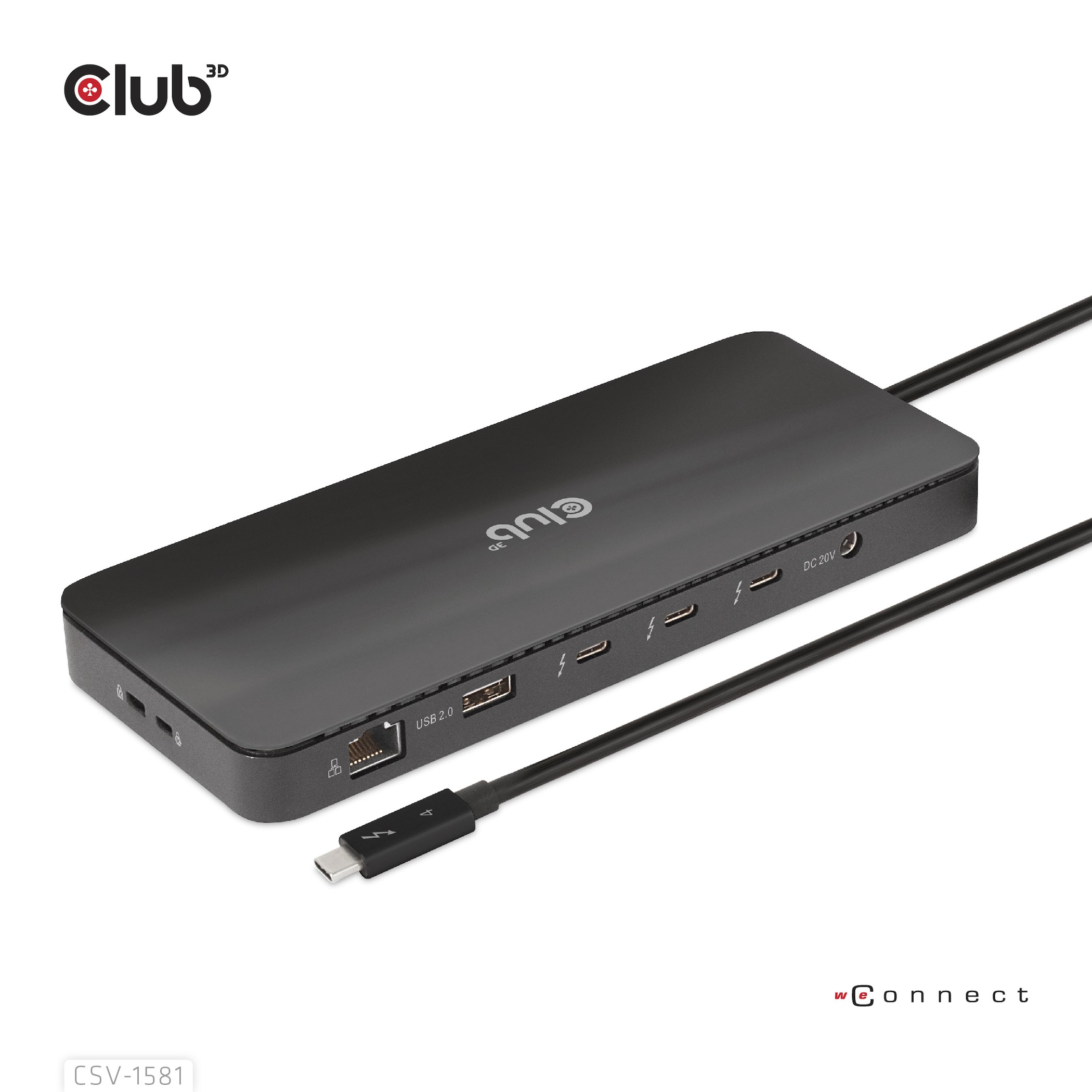 CLUB3D Thunderbolt 4 Certified 11-in-1 Docking Station - CLUB3D