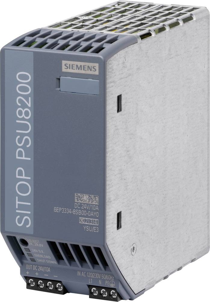 Siemens SITOP PSU8200/1AC/24VDC/10A - Siemens SITOP PSU8200/1AC/24VDC/
