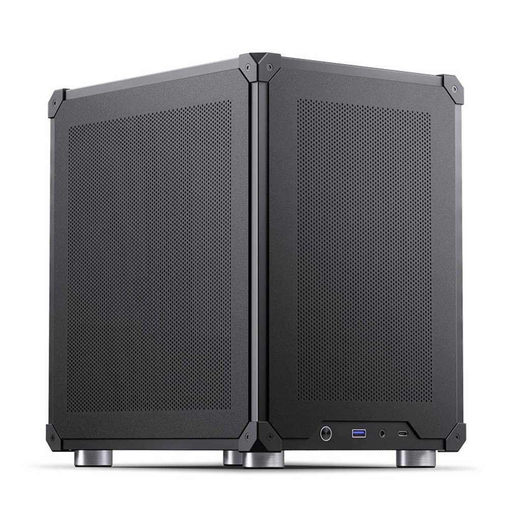 Jonsbo C6 Black - Jonsbo C6 Black, PC, Black, ITX, micro ATX, Steel,