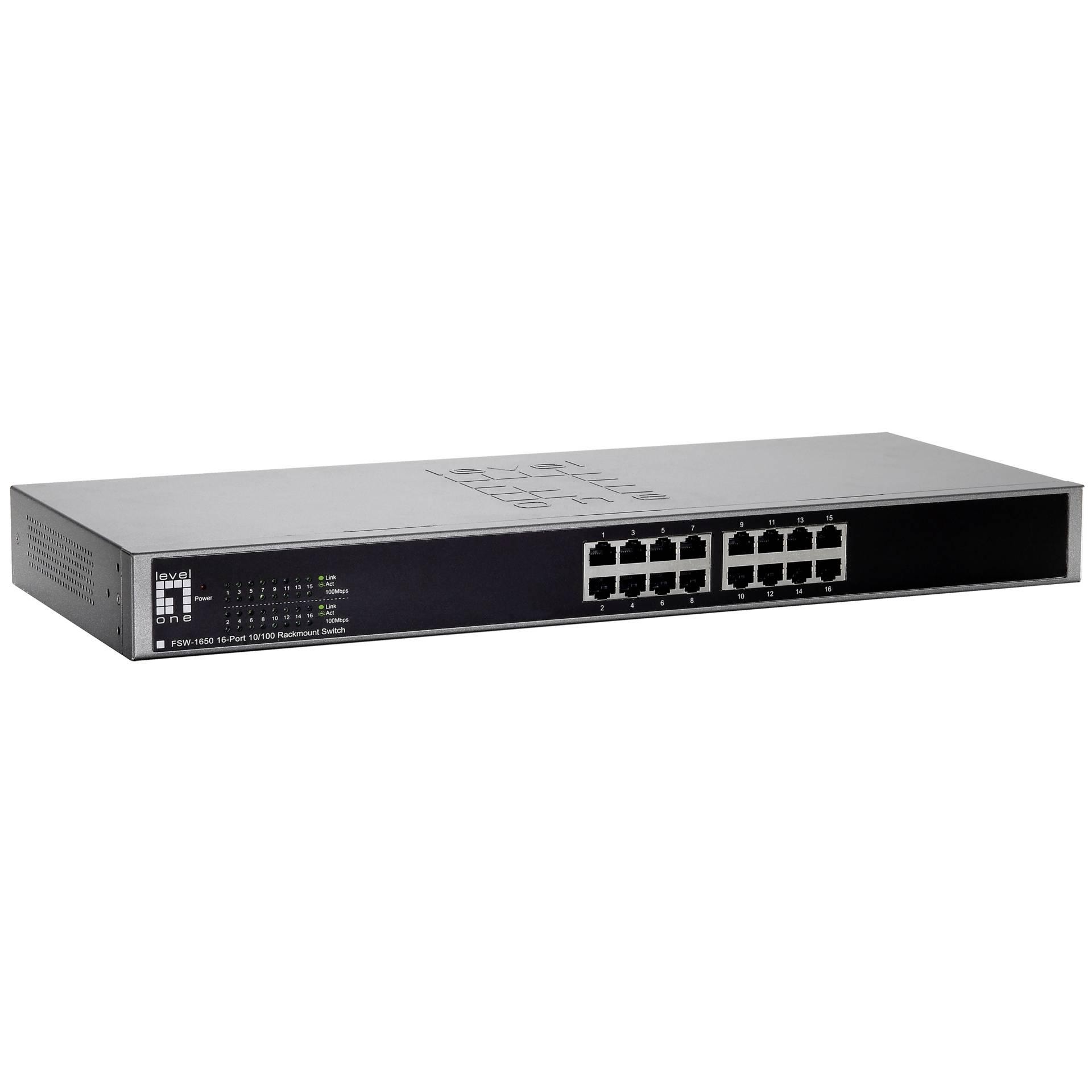 LevelOne Switch Fast Ethernet de 16 puertos - LevelOne Switch Fast