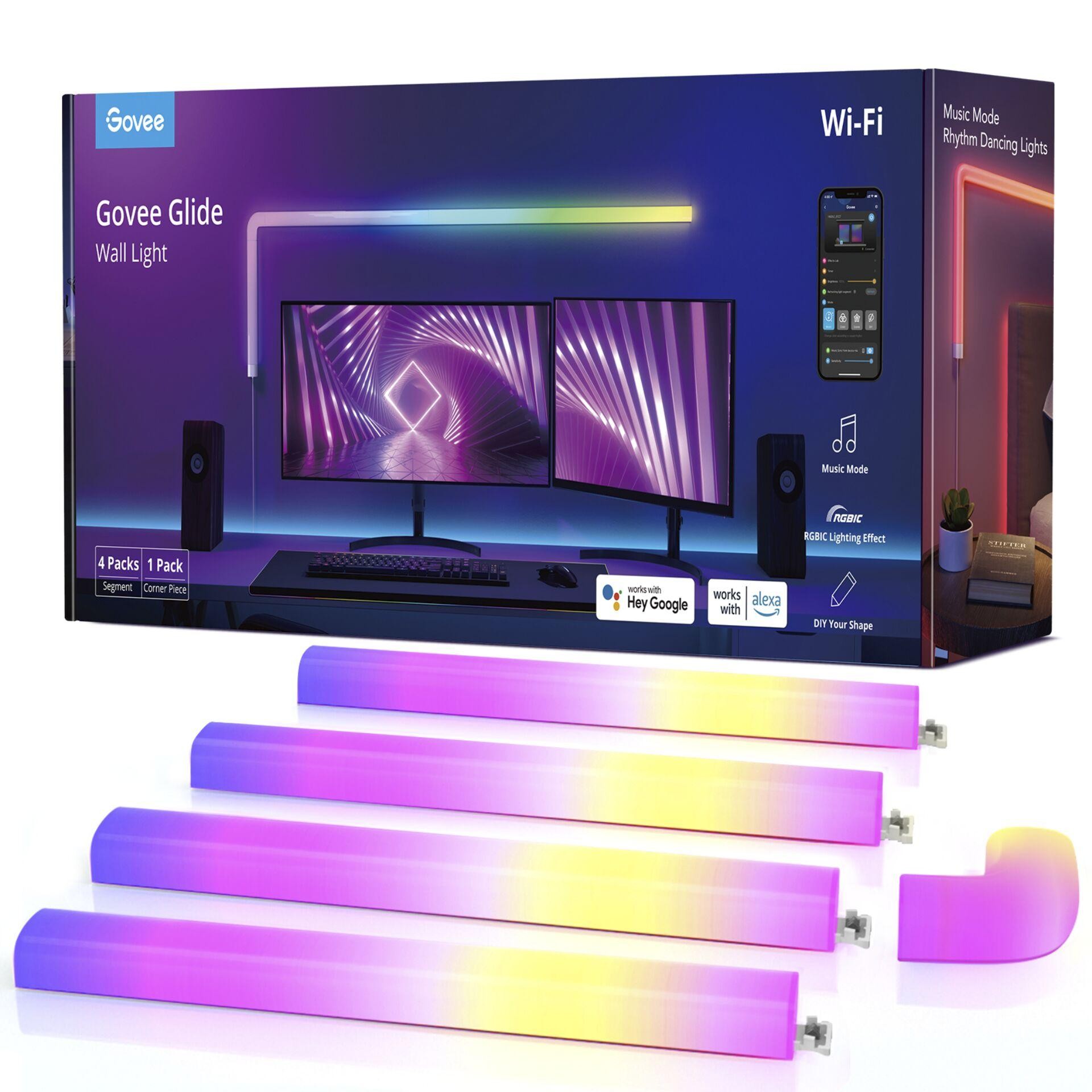 Govee Glide RGBIC Y Lights Smart wall light Wi-Fi/Bluetooth 72 W -