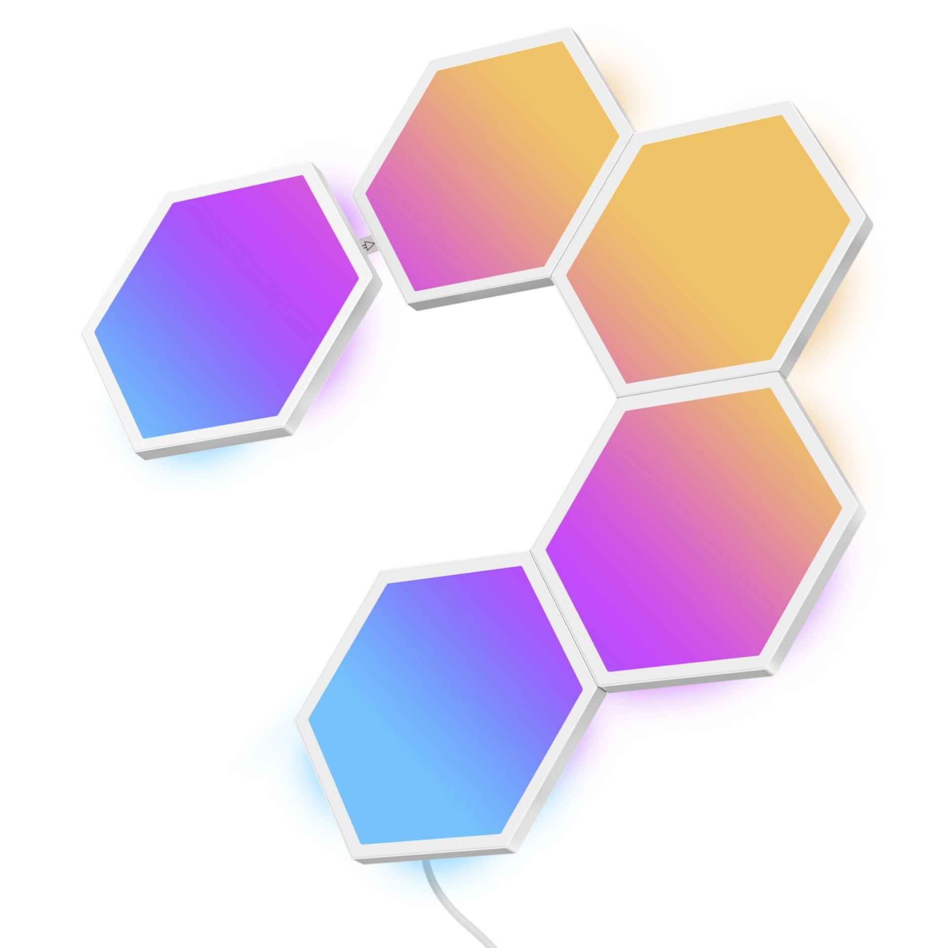 Govee RGBIC Glide Hexa Light Panels 5 pcs Smart wall light Wi-Fi/
