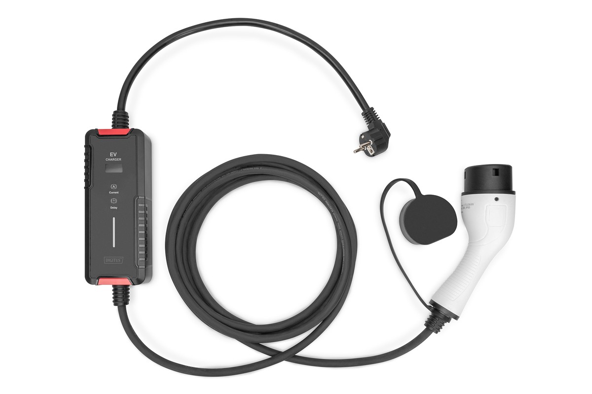 Digitus DK-1P16-A-050-BL Mobile caricabatteria Typ 2 Anzahl