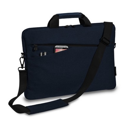 PEDEA 66063058 laptop case 39.6 cm (15.6") Briefcase Black, Blue -