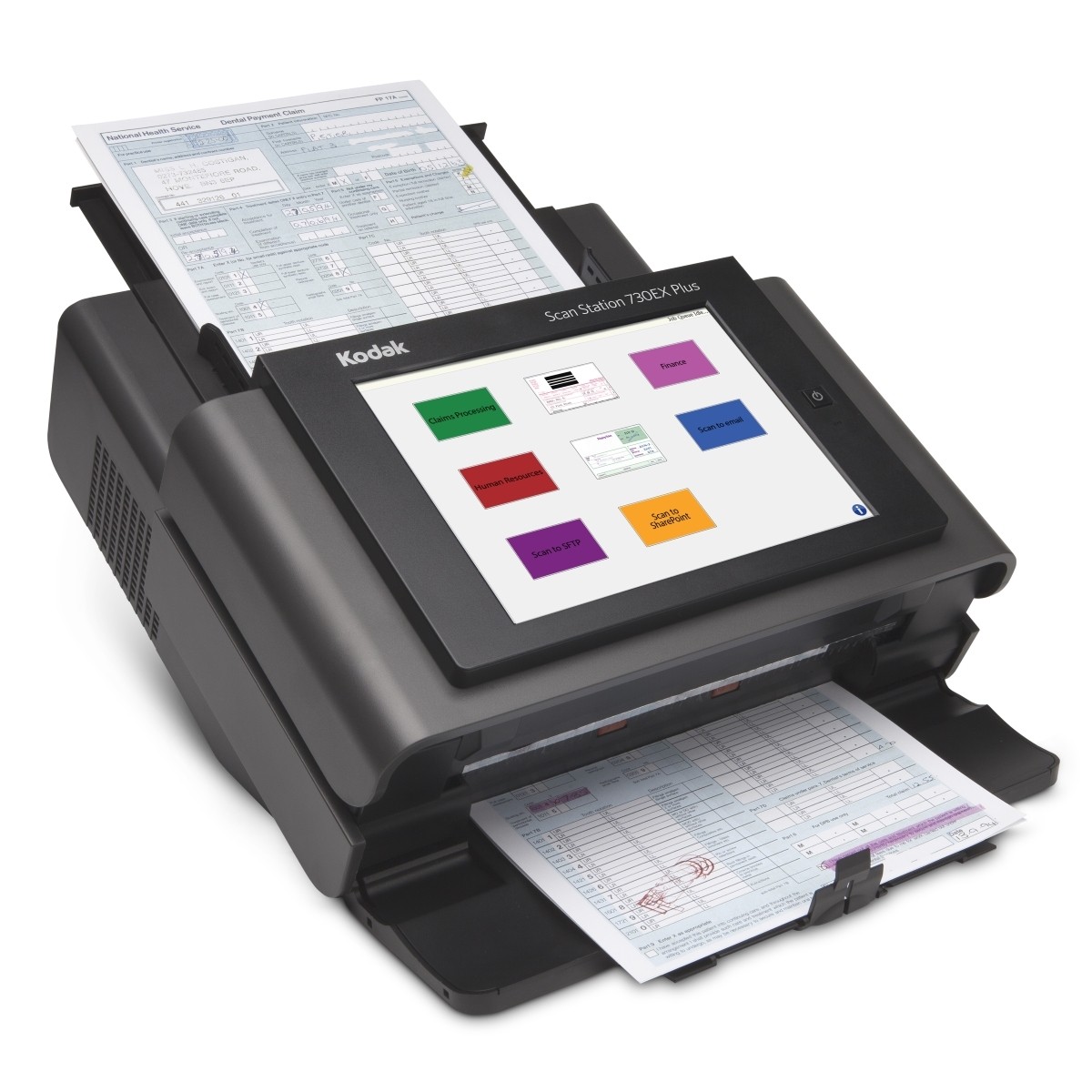Kodak 730EX Plus ADF + Sheet-fed scanner 600 x 600 DPI Black - Kodak