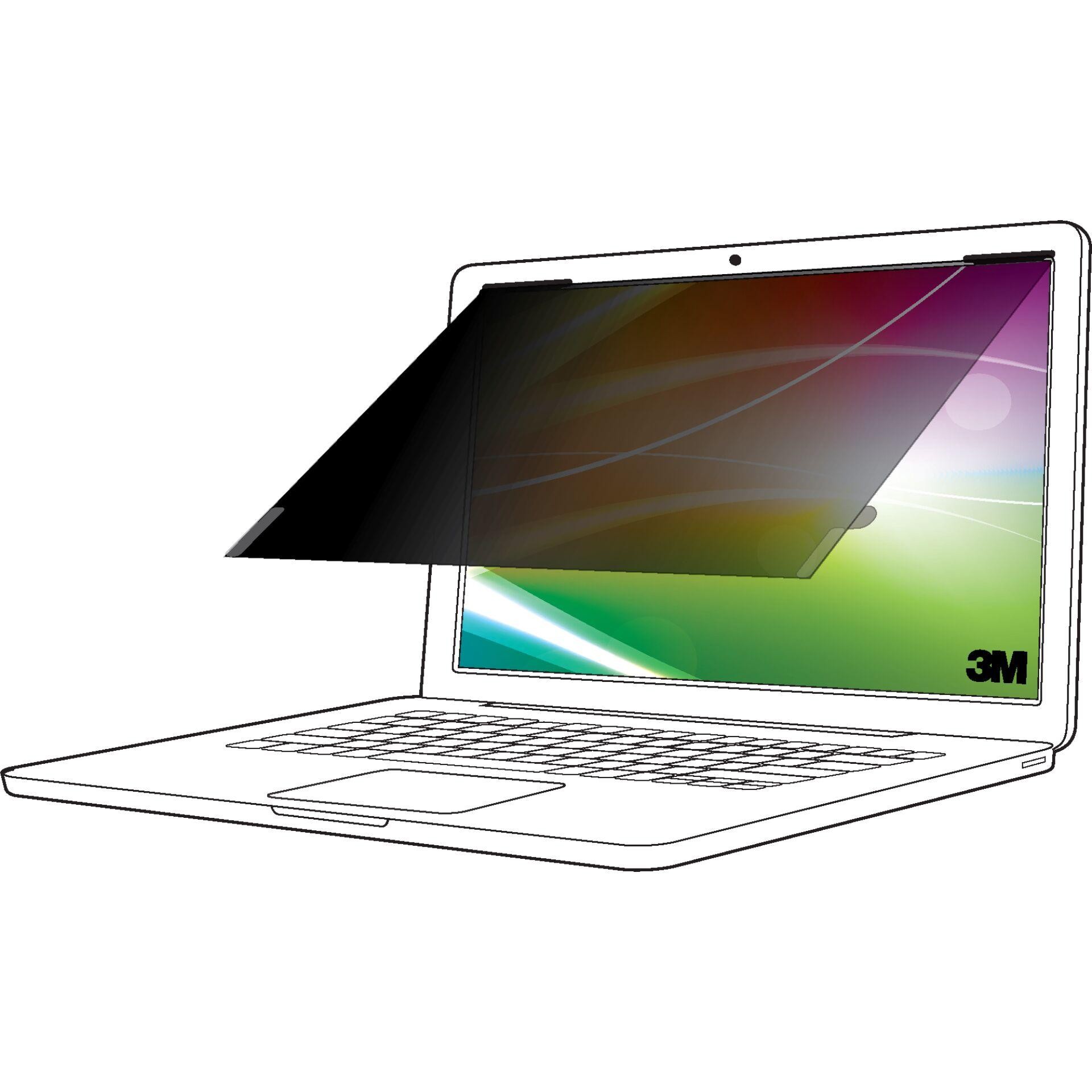 3M BP173W9B Blickschutzf. 16:9 17,3 Bright Screen für Laptop