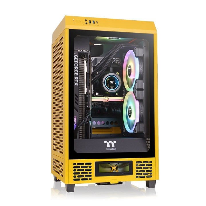 Mini Thermaltake The Tower 200 TG Brown