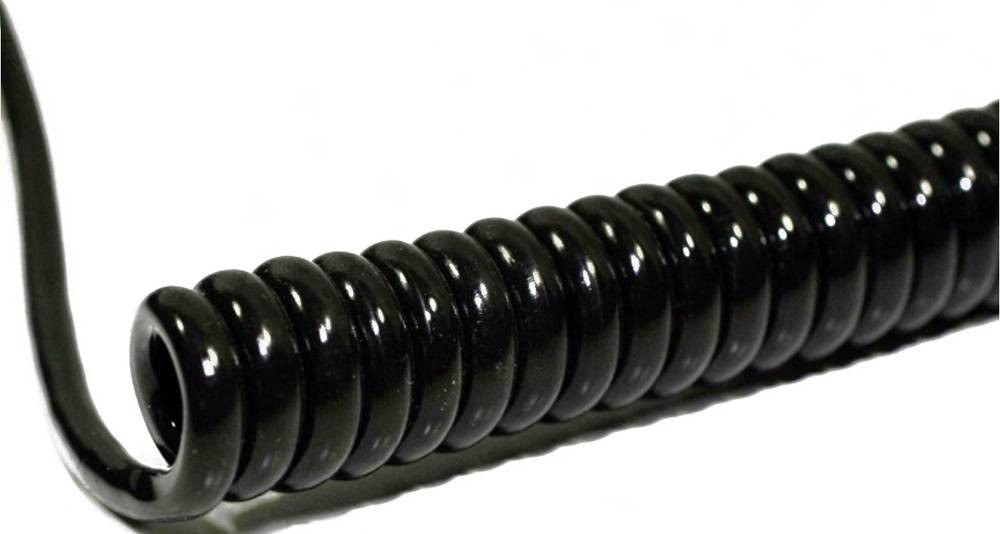 BKL Electronic 1506216 Spiralkabel Li12Y11Y 800mm / 3200mm 6 x 0.50mm