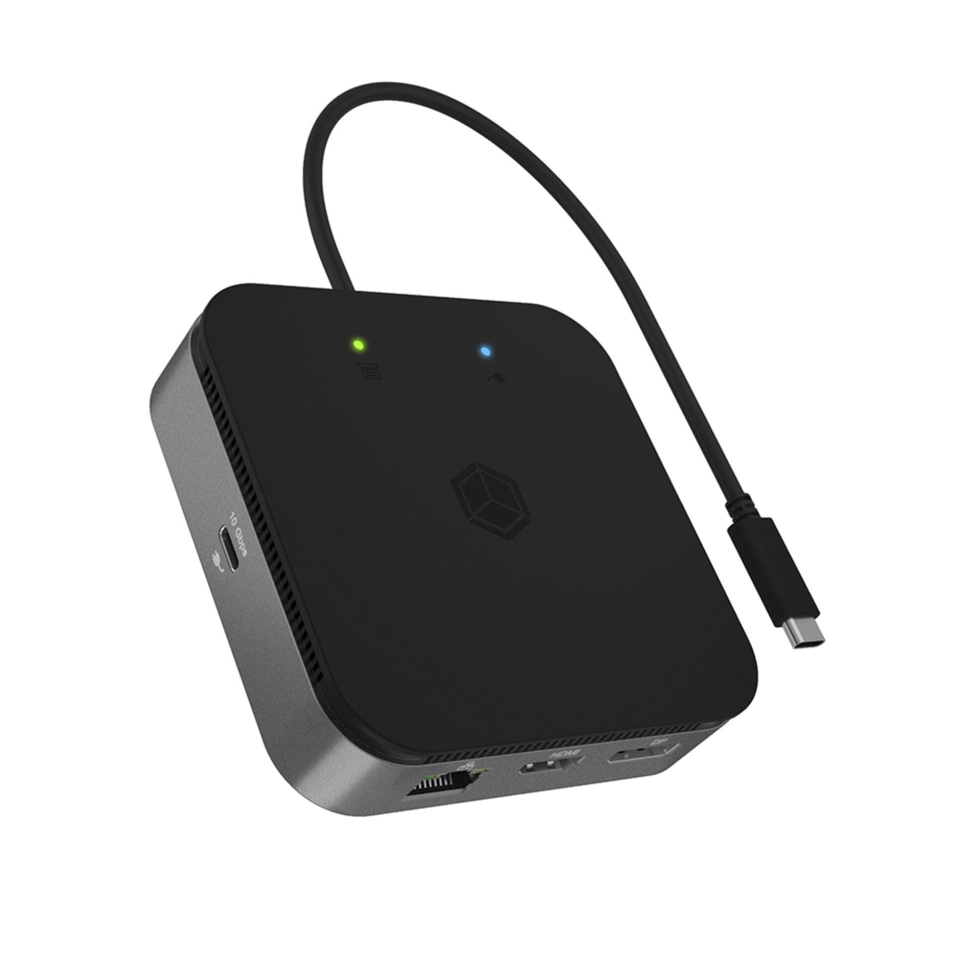 ICY BOX 7-in-1 USB4 DockingStation with dual video output - ICY BOX