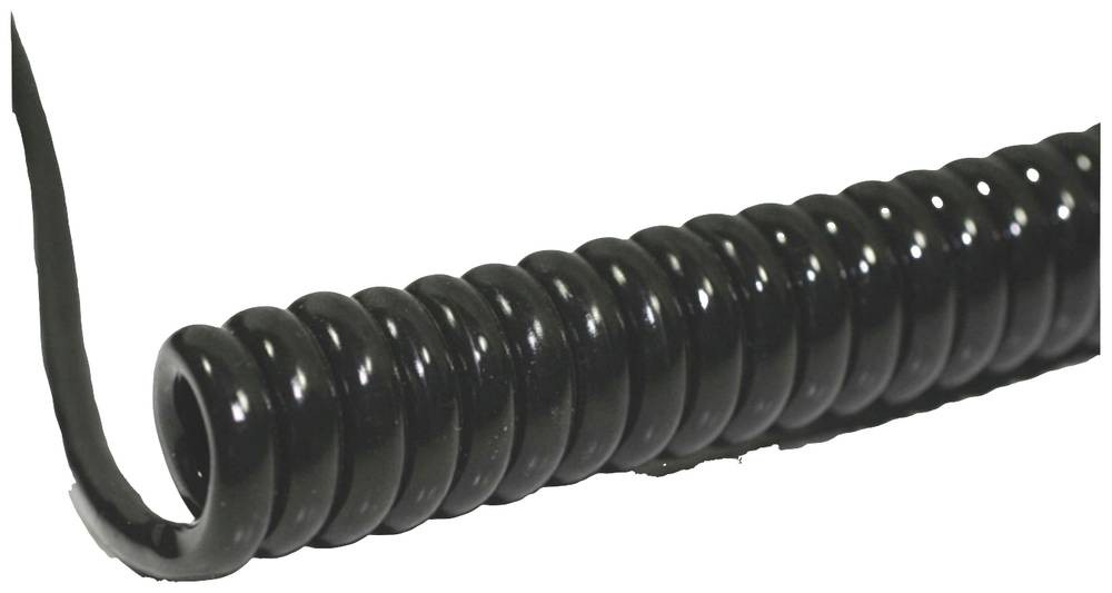 BKL Electronic 1506208 Spiralkabel Li12Y11Y 1200mm / 4800mm 8 x 0.